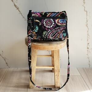 Vera Bradley Shoulder Bag Bandana Boho Quilted Cotton Floral Purse